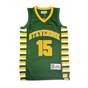 Authentic Classics Jalen Brunson Stevenson High School Jersey Green Yellow XS